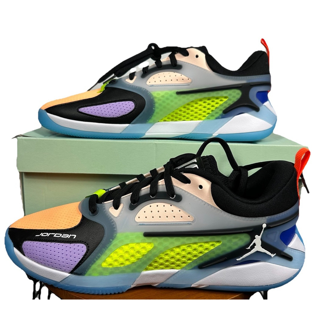 Air Jordan Heir Basketball Sneakers Size Men’s 12/Women’s 13.5 Multi Color - Picture 2 of 9